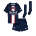 Baby Fußballbekleidung Paris Saint-Germain Nuno Mendes #25 Heimtrikot 2022-23 Kurzarm (+ kurze hosen)